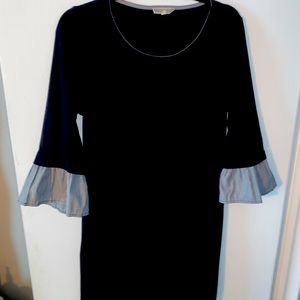 Black Dress w/ Accent Sleeve
